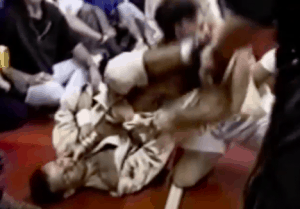 Pedro Sauer Armbar Fight